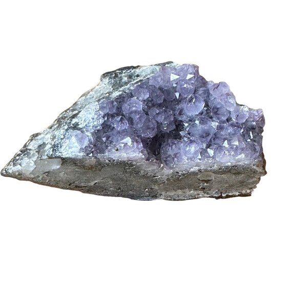 Natural Amethyst Geode Cluster 342g Purple Gemstone Crystal Specimen Rock - Picture 3 of 10